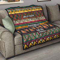 Colorful African Pattern Quilt - Wonder Print Shop
