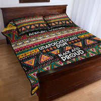 Colorful African Pattern Quilt Bed Set - Wonder Print Shop