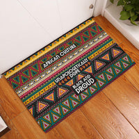 Colorful African Pattern Rubber Doormat - Wonder Print Shop