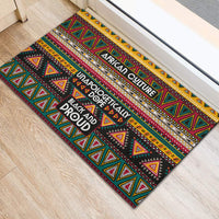 Colorful African Pattern Rubber Doormat - Wonder Print Shop