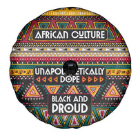 Colorful African Pattern Spare Tire Cover - Wonder Print Shop