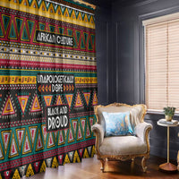 Colorful African Pattern Window Curtain - Wonder Print Shop