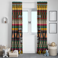 Colorful African Pattern Window Curtain - Wonder Print Shop