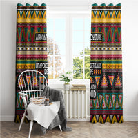 Colorful African Pattern Window Curtain - Wonder Print Shop