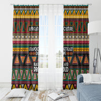 Colorful African Pattern Window Curtain - Wonder Print Shop