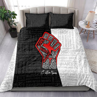 Personalized Civil Rights Movement Justice Fist Bedding Set - Wonder Print Shop