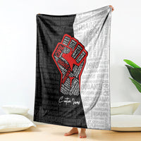 Personalized Civil Rights Movement Justice Fist Blanket