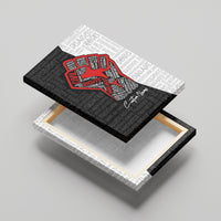 Personalized Civil Rights Movement Justice Fist Canvas Wall Art - Wonder Print Shop