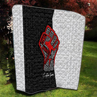 Personalized Civil Rights Movement Justice Fist Quilt - Wonder Print Shop