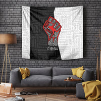 Personalized Civil Rights Movement Justice Fist Tapestry - Wonder Print Shop