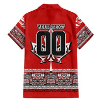 Haida Hockey Canada Hawaiian Shirt Maple Leaf