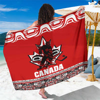 Haida Hockey Canada Sarong Maple Leaf