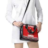 Haida Hockey Canada Shoulder Handbag Maple Leaf