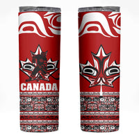 Haida Hockey Canada Skinny Tumbler Maple Leaf