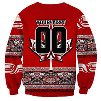 Haida Hockey Canada Sweatshirt Maple Leaf