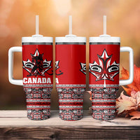 Haida Hockey Canada Tumbler With Handle Maple Leaf