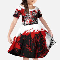 Canada Hockey Skull Life and Death Family Matching Puletasi and Hawaiian Shirt