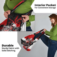 Canada Hockey Skull Life and Death Grocery Bag