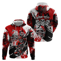 Canada Hockey Skull Life and Death Hoodie
