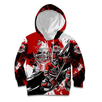 Canada Hockey Skull Life and Death Kid Hoodie
