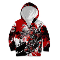 Canada Hockey Skull Life and Death Kid Hoodie