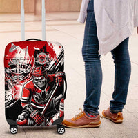 Canada Hockey Skull Life and Death Luggage Cover