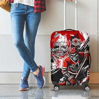 Canada Hockey Skull Life and Death Luggage Cover