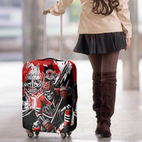 Canada Hockey Skull Life and Death Luggage Cover