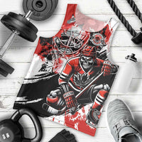 Canada Hockey Skull Life and Death Men Tank Top