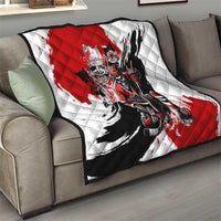 Canada Hockey Skull Life and Death Quilt