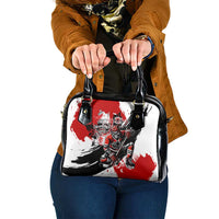 Canada Hockey Skull Life and Death Shoulder Handbag
