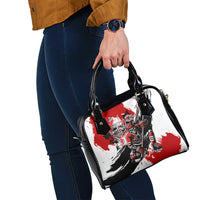 Canada Hockey Skull Life and Death Shoulder Handbag