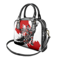 Canada Hockey Skull Life and Death Shoulder Handbag