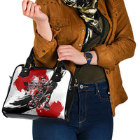Canada Hockey Skull Life and Death Shoulder Handbag