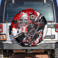 Canada Hockey Skull Life and Death Spare Tire Cover
