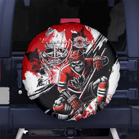 Canada Hockey Skull Life and Death Spare Tire Cover