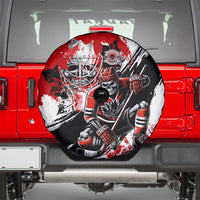 Canada Hockey Skull Life and Death Spare Tire Cover