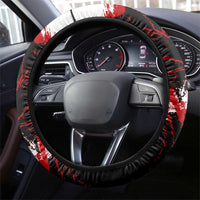 Canada Hockey Skull Life and Death Steering Wheel Cover
