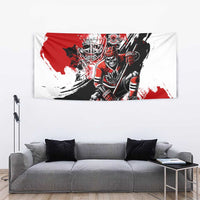 Canada Hockey Skull Life and Death Tapestry