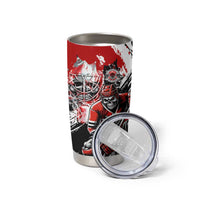 Canada Hockey Skull Life and Death Tumbler Cup