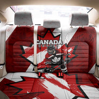 Canada Hockey Warrior Back Car Seat Cover Bold Maple Leaf Sports Art