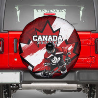 Canada Hockey Warrior Spare Tire Cover Bold Maple Leaf Sports Art