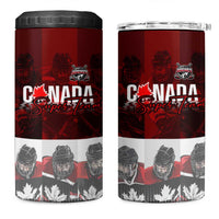 Canada Super Team 4 in 1 Can Cooler Tumbler Dynamic Ice Hockey Legacy