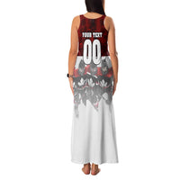 Canada Super Team Family Matching Tank Maxi Dress and Hawaiian Shirt Dynamic Ice Hockey Legacy