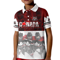 Canada Super Team Kid Polo Shirt Dynamic Ice Hockey Legacy