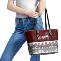 Canada Super Team Leather Tote Bag Dynamic Ice Hockey Legacy