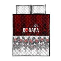Canada Super Team Quilt Bed Set Dynamic Ice Hockey Legacy