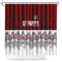 Canada Super Team Shower Curtain Dynamic Ice Hockey Legacy