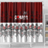 Canada Super Team Shower Curtain Dynamic Ice Hockey Legacy