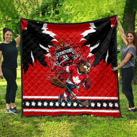 Champions Canada Hockey Quilt Fierce Beaver on Ice